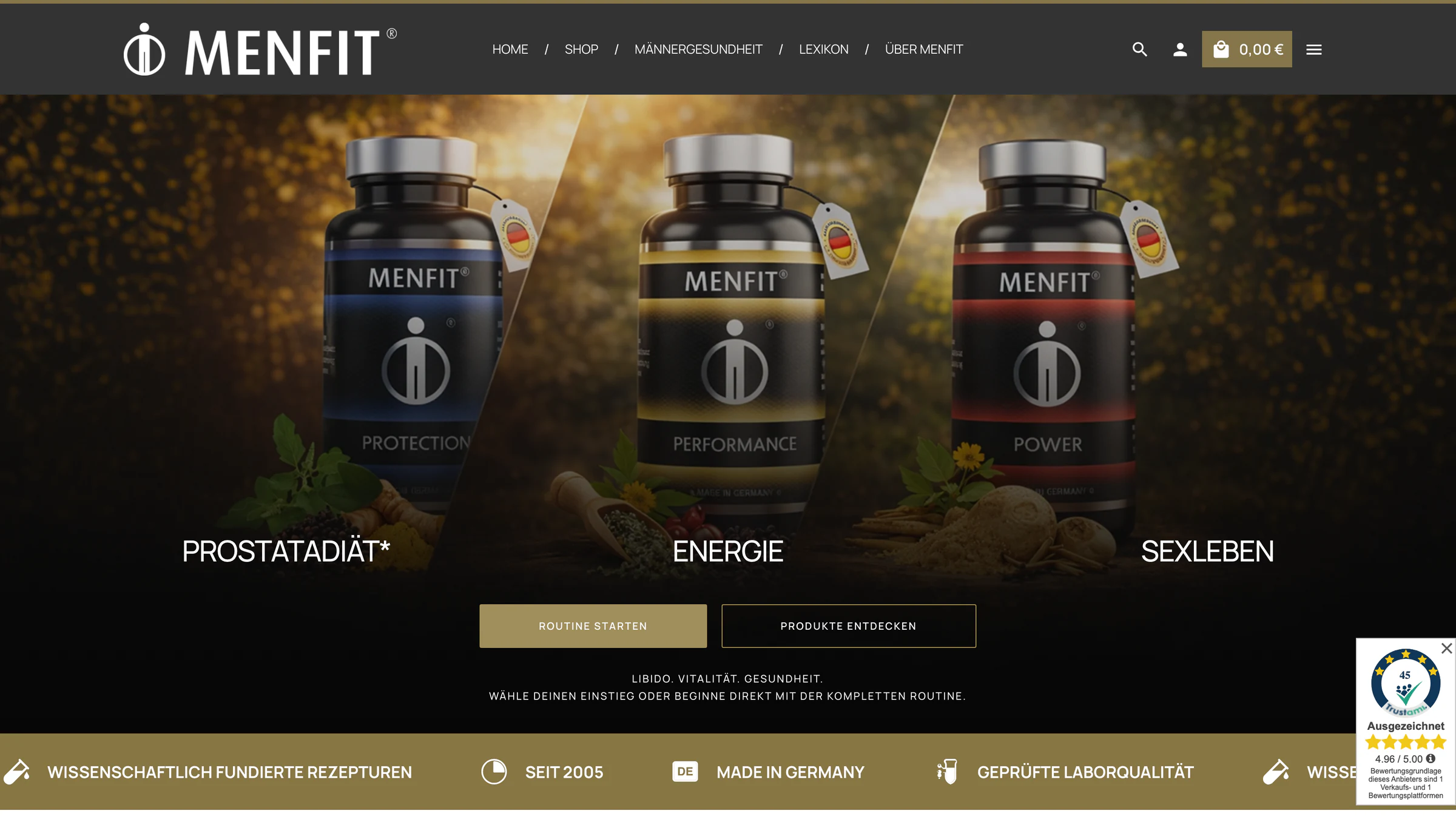 High-resolution selection of Web development work for MenFit